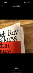 Ethan Hawke signed book + ARC lot! Rules for a Knight, A Bright Ray Of Darkness