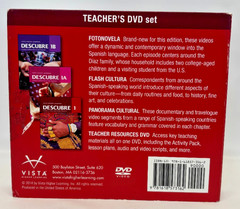 Descubre 1 – 1A – 1B Spanish DVD – Home School Curriculum Teacher’s Set Elem HS