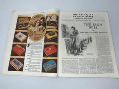 Saturday Evening Post Jan 18 1936 Ice Hockey M.L. Bower Vintage Magazine Complet