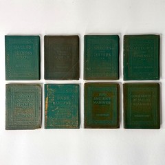34 Antique Little Leather Library Books 1920s MARY PICKFORD SIGNED Book Error