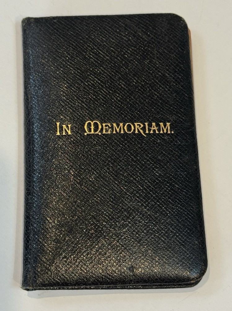 RARE Antiquarian Memorial Leather Bound Small Book SIR HARRY FREELING 1914