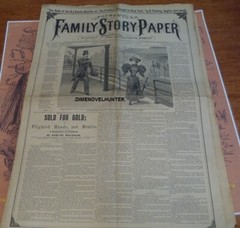 NEW YORK FAMILY STORY PAPER #1131 SCARCE NORMAN MUNRO 1895 STORY PAPER