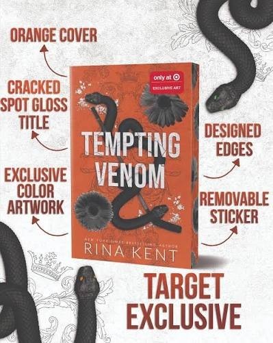 Tempting Venom | Rina Kent | Target Exclusive | Book 3 | Brand New |