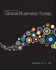 Global Business Today Paperback Charles W. L. Hill