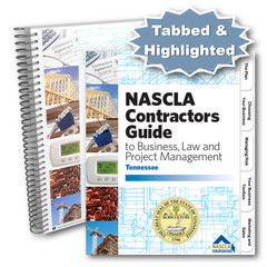 Professionally Tabbed & Highlighted NASCLA Tennessee 4th Ed Spiralbound