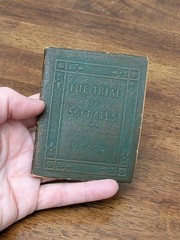 Antique 1st Edition 1921 THE TRIAL OF SOCRATES Plato PB Little Leather Library