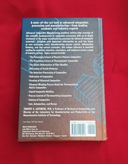 ADVANCED COMPOSITES MANUFACTURING Book by Timothy G Gutowski Year 1997 Hardcover