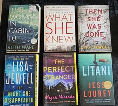6 Mystery Thriller Books! Brand New