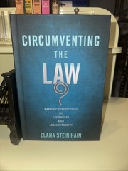 2024 FIRST EDITION CIRCUMVENTING THE LAW ELANA STEIN HAIN HC COLLECTIBLE BOOK JJ