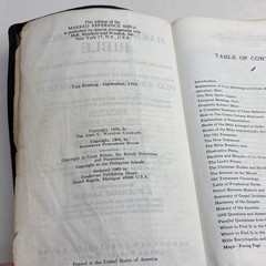 The Marked Reference Bible, Chain Of Reference System Zondervan 1964 Leather