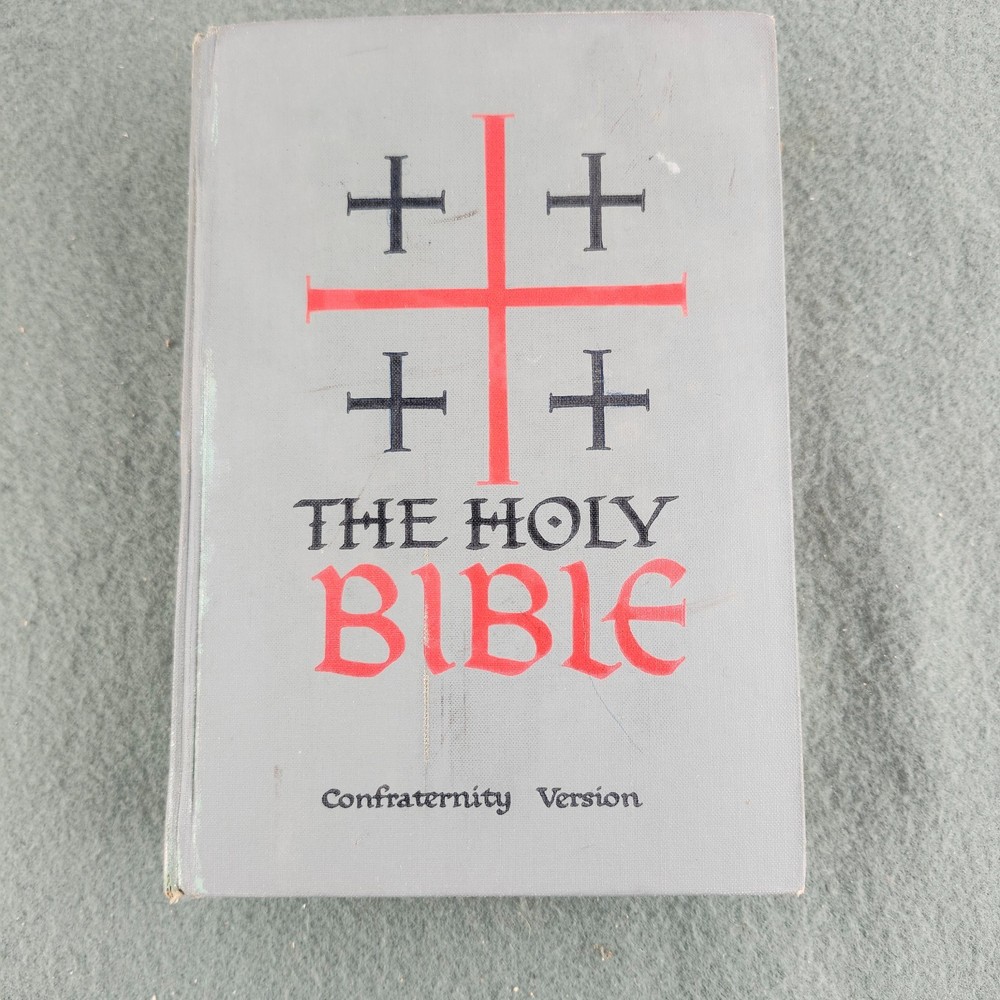 1961 The Holy Bible Confraternity Version HC Catholic Douay-Rheims Benziger Bros