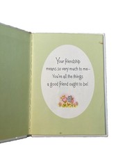 VTG 1972 Hallmark Mini Book Little Things Friendship Illustrated Katherine Davis