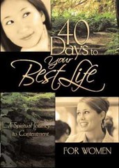 40 Days to Your Best Life for Women (40 – – Hardcover, by Cook David C – Good