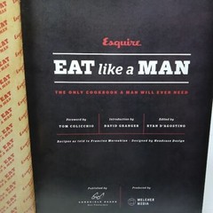 Esquire Eat Like A Man Hardcover Book – Cookbook
