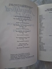 The Amplified Bible Giant Print Lockman Foundation Large Easy to Read AMP Bible