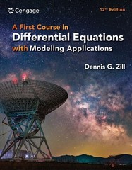A First Course in Differential Equations with Modeling Applications by Zill HC