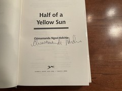 Chimamanda Ngozi Adichie Half of a Yellow Sun Signed First Edition Hardcover Du…