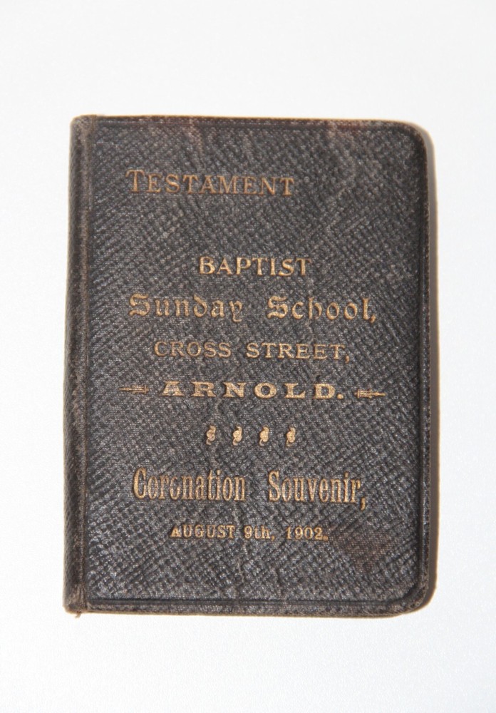Arnold Nottingham Cross Street Baptist Church 1902 Coronation King Edward 7th