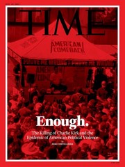 🇺🇸 TIME Magazine CHARLIE KIRK ASSASSINATION Preorder Sept 29 2025 MAGA 🇺🇸