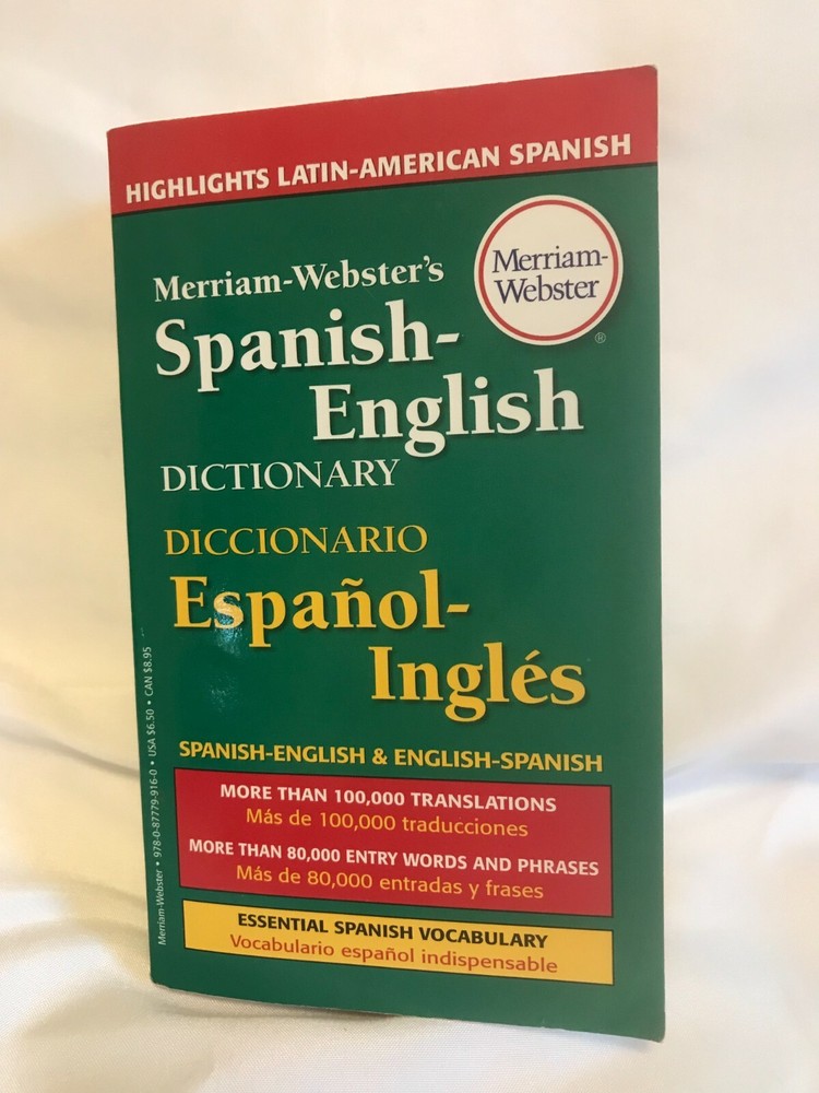 Merriam-Webster’s Spanish-English Dictionary – Paperback – VERY GOOD