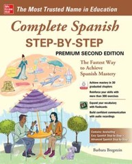 Complete Spanish Step-By-Step, Premium Second Edition by Barbara Bregstein: Used