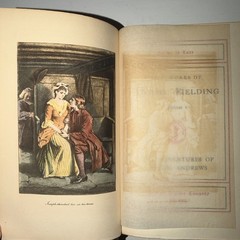 Works of Henry Fielding Antique Book Set 5 Vols Edition de Luxe 1902 HC Rare