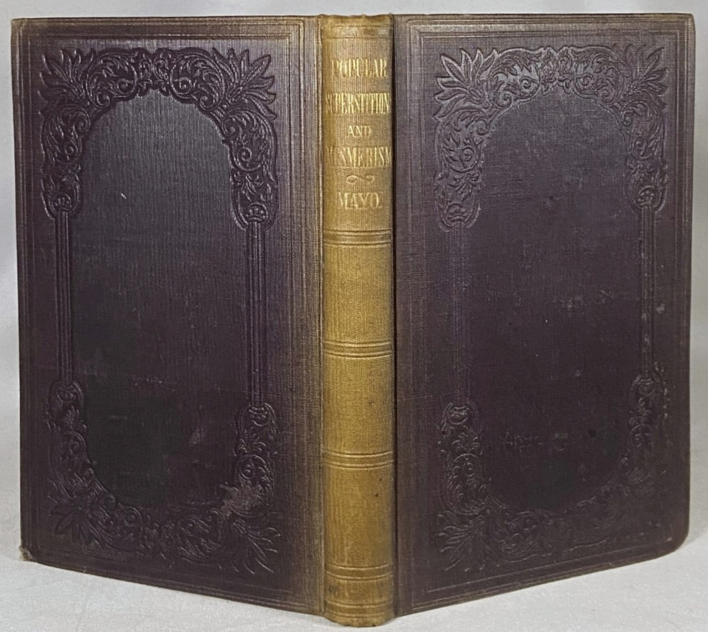 1852 POPULAR SUPERSTITIONS Antique Occult Book MAYO Ghosts, Vampires, Mesmerism