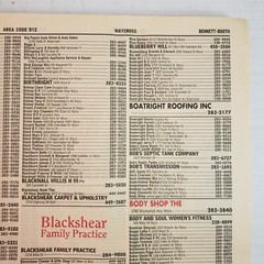 BellSouth The Real Yellow Pages, Waycross * Blackshear 912 , 2004 2005