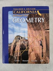 Larson Geometry California: Teacher Edition [Hardcover] MCDOUGAL LITTEL NICE!