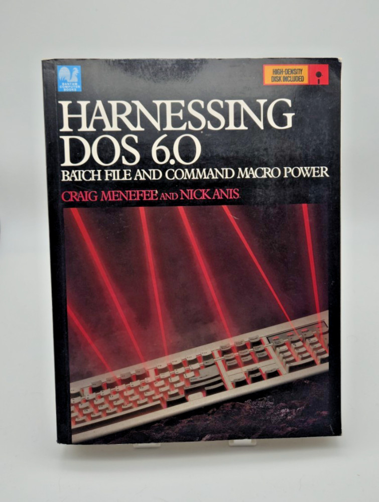 Harnessing DOS 6.0 – Fantastic Condition With Sealed 5.25″ Floppy Diskette!