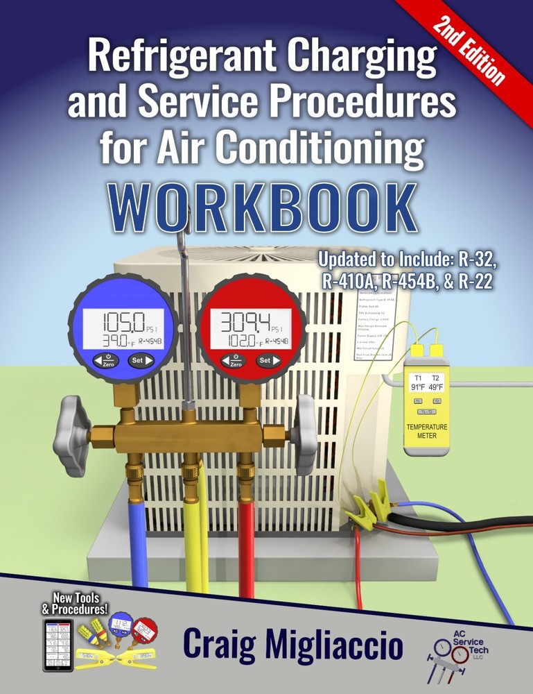 Refrigerant Charging & Service Procedures for AC WORKBOOK – 2nd Ed.