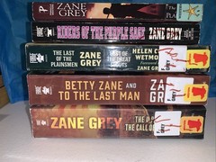 Lot Of 5 (8 Stories) Zane Grey Western Book (3 Books Are Size 7.5 x4.25Inch)