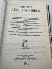 Lot Of 5 Bibles: NASB, New American, NAB, Nave’s Topical, Hurlbut Hardcover
