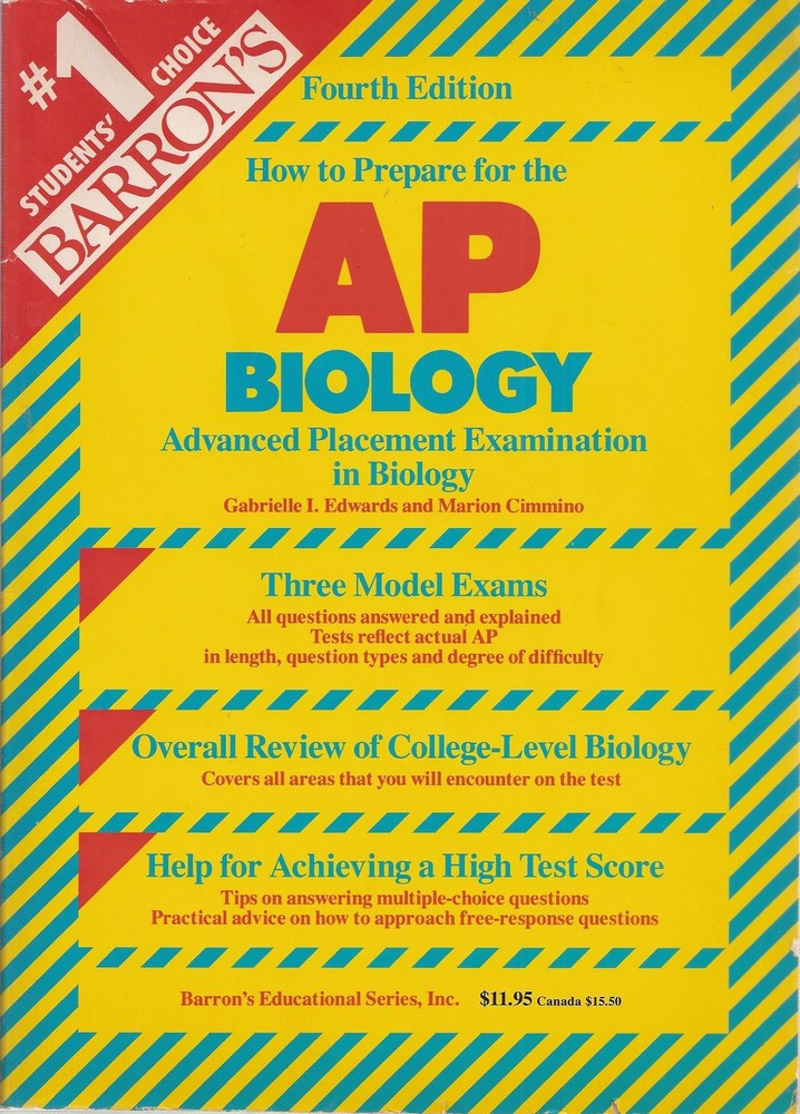 How to prepare for the AP biology advanced placement examination (Fourth Edi…