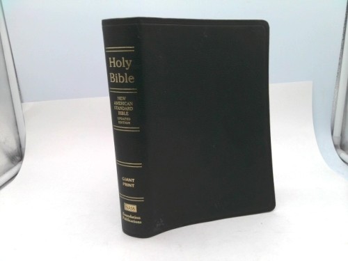 Giant Print Reference Bible-NASB by The Lockman Foundation