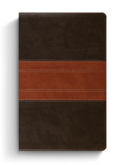 ESV Giant Print Personal Size Bible Red Letter, TruTone Forest/Tan, Trail Design