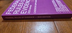 2025 Edition Federal Rules of Evidence: Casebook Supplement