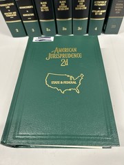 American Jurisprudence 2D State and Federal – Thomson Reuters – Choose a Volume