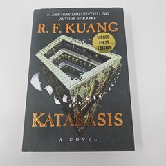 SIGNED! Katabasis R F Kuang First Edition Hardcover Book Exclusive Sprayed Edges