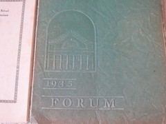 1935 FORUM – SENN HIGH SCHOOL – CHICAGO ILLINOIS 168 pages