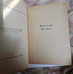 ​PASSION HAS RED LIPS Vintage Pulp Fiction 1951 Rainbow Romance Digest #108 VG
