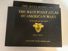 The West Point Atlas Of American Wars Volume 1 & 2 Hardcover Book Set 1978