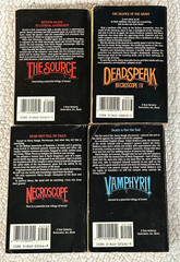 Necroscope Series Lot 1-2-3-4 by Brian Lumley Horror VTG Paperback 1st Edition