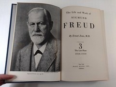 The Life and Work of Sigmund Freud by Ernest Jones 3 Vols. Complete, 1959