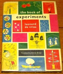 1960 The Book of Experiments by Leonard De Vries H/C 123 pages