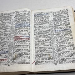 The Marked Reference Bible, Chain Of Reference System Zondervan 1964 Leather