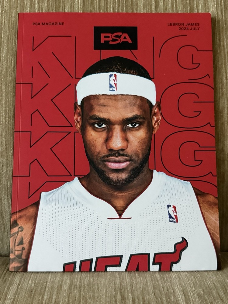 PSA Magazine Cover LeBron James July 2024 Red Heat Variation