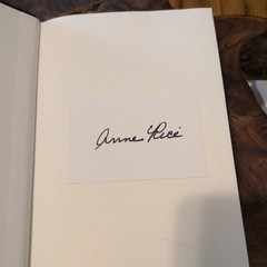 Lasher 1993 Fifth Print Bookplate Signed Hardcover/Dust Jacket by Anne Rice