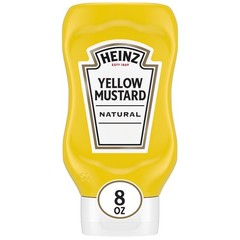 Heinz Yellow Mustard, 8 oz Bottle 8 Ounce (Pack of 1)