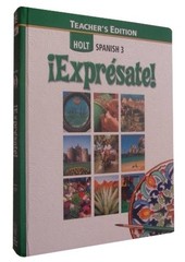 HOLT SPANISH – EXPRESATE LEVEL 3 By Nancy Sylvia Madrigal Velasco Humbach *VG+*